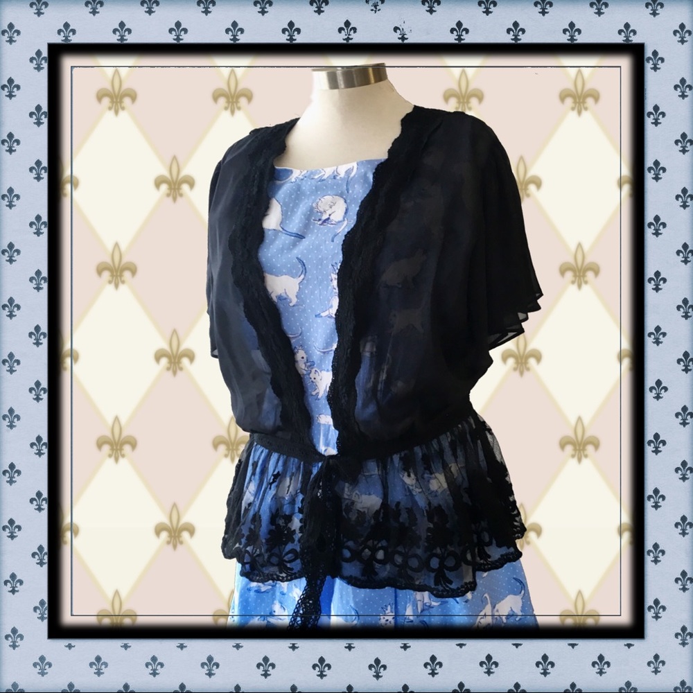 ModCloth To Quiche Their Own Lace Cardigan 2XL